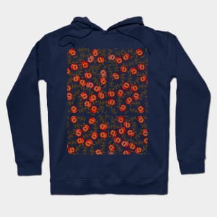 Seamless peaches pattern Hoodie